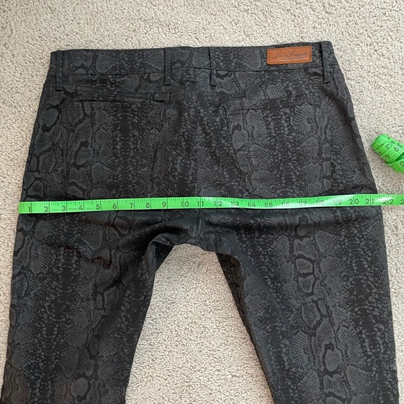 Lucky brand snakeskin print black jeans - Picture 7 of 10